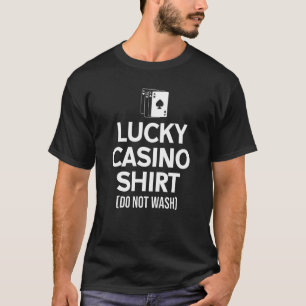 Camiseta Cassino Sortudo Para Roleta ou Blackjack Pla