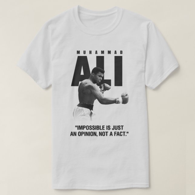 Camiseta Cassius Marcellus Clay Jr. (Frente do Design)