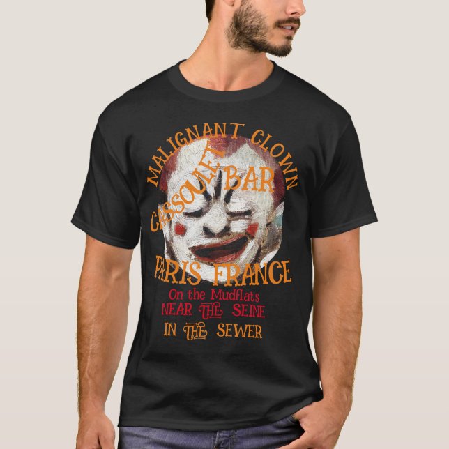 CAMISETA CASSOULET DO PAYADO MALIGNO BAR PARIS FRANÇA (Frente)