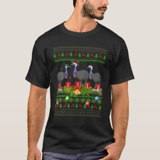 Camiseta Cassowary Birds Xmas Lighting Santa Ugly Cassowary