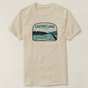 Camiseta Castaic Lake Califórnia Vara de Pesca