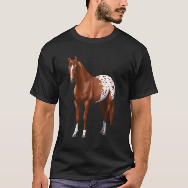 Camiseta Castanha-do-mato-de-cheiro-do-mato-Appaloosa (Frente)