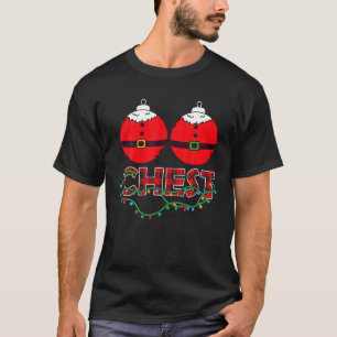 Camiseta Castanhas Casais de Natal Correspondentes Chest Bu