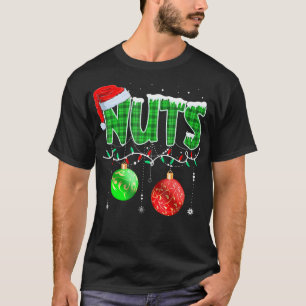 Camiseta Castanhas Correspondendo Loucos Engraçados Da Famí