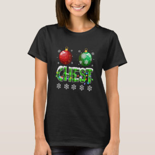 Camiseta Castanhas Correspondentes Casais Luzes de Natal Lo