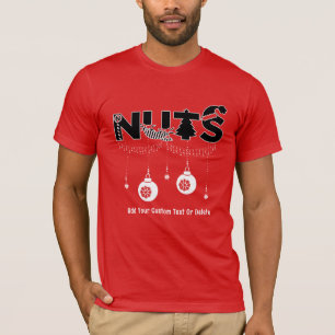 Camiseta Castanhas de Tórax Casais Engraçados Natal