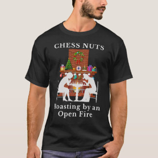 Camiseta Castanhas de Xadrez torrando menino