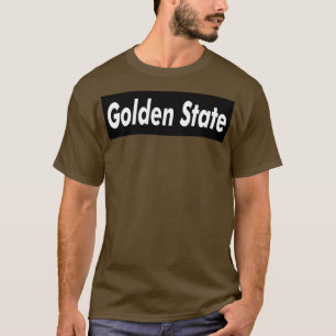 Camiseta Castanho-ouro
