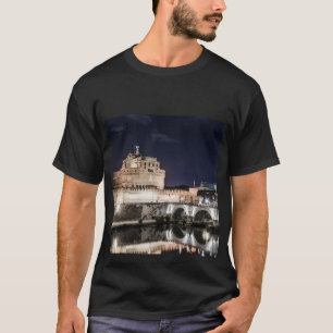 Camiseta Castel Sant Angelo à noite em Roma