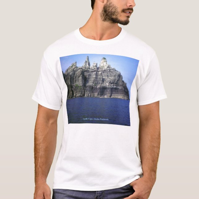 Camiseta Castelo Cape na Península do Alasca (Frente)