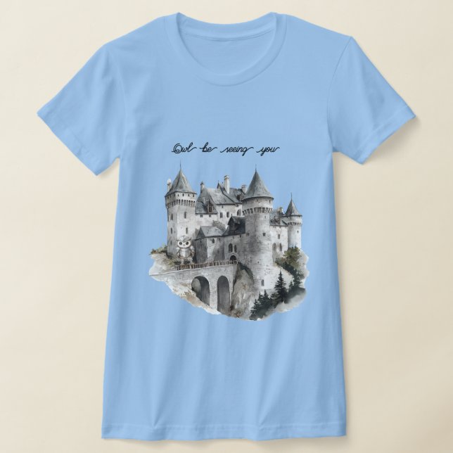 Camiseta Castelo Coruja Vai Te Ver (Postura )
