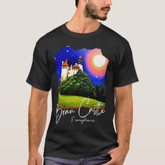 Camiseta Castelo de Bran Transilvânia Casa de Drácula Pintu
