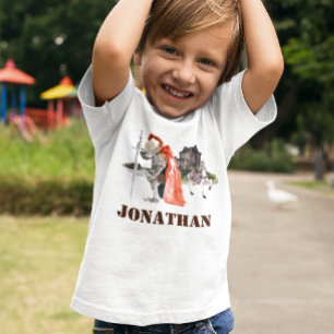 Camiseta Castelo de Cavaleiro em Armadura Personalizado Med