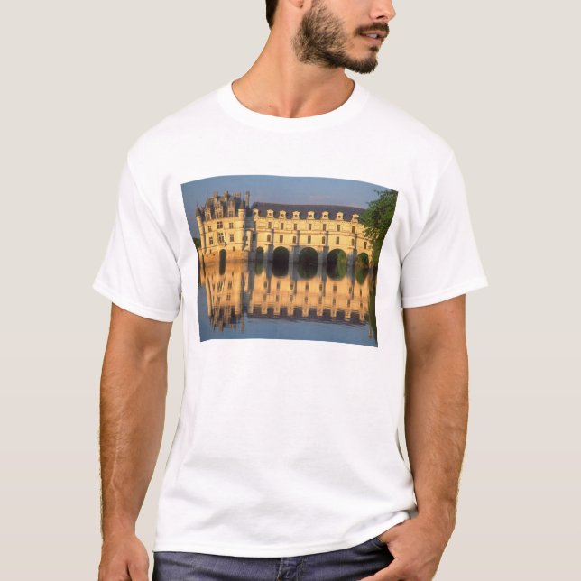 Camiseta Castelo de Chenonceau, Rio Cher, Loir-et-Cher, (Frente)
