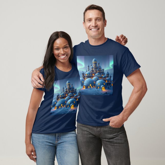 Camiseta Castelo de Coração de Inverno (Unissex)