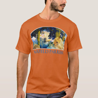 Camiseta Castelo de Dream no céu 1908 por Maxfield Parrish