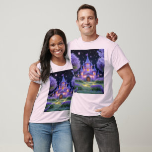 Camiseta Castelo de Fada da Lavanda Oculta