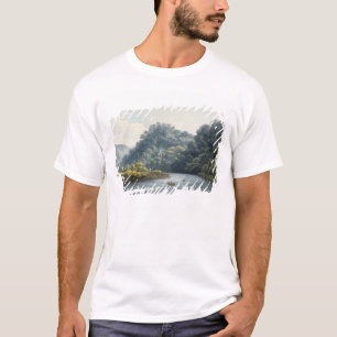 Camiseta Castelo de Goodrich no Wye (w/c, caneta & tinta,