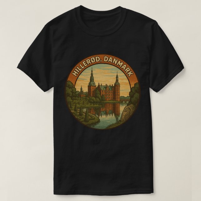 Camiseta Castelo de Hillerød Dinamarca (Frente do Design)