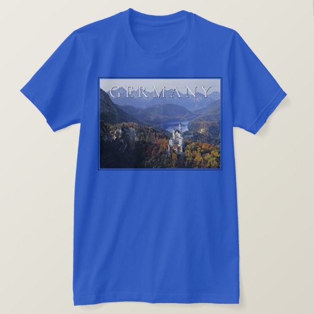 Camiseta Castelo de Neuschwanstein | Alemanha, Baviera (Frente do Design)