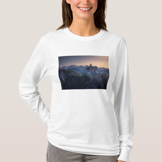 Camiseta Castelo de Neuschwanstein, construído no final do  (Frente)