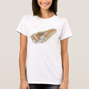 Camiseta Castelo de Praga. República checa de Praga