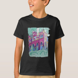 Camiseta Castelo de Púrpura Colorida em Budapeste