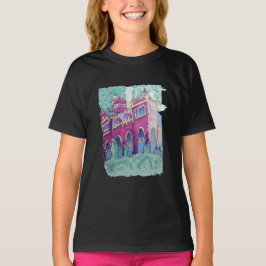 Camiseta Castelo de Púrpura Colorida em Budapeste
