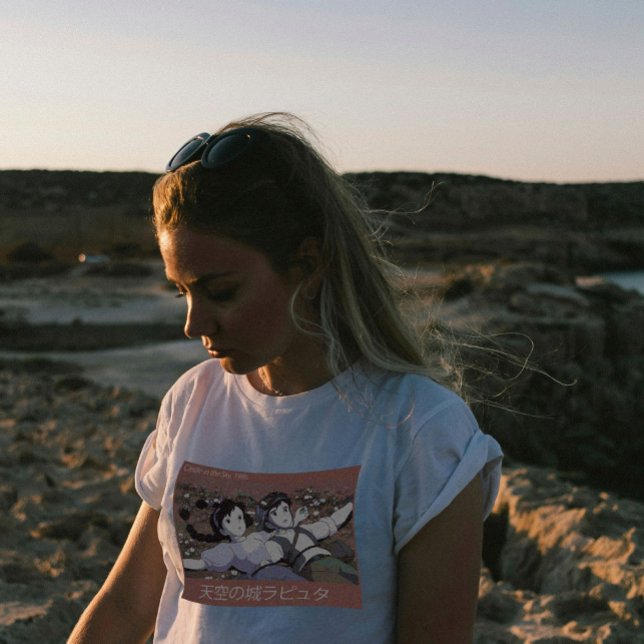 Camiseta Castelo De Quadrinhos Anime Manga No Céu (Criador carregado)