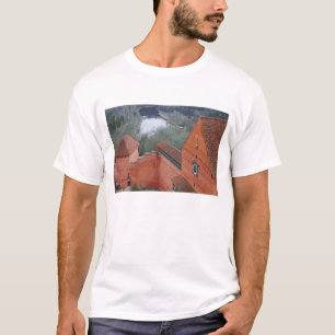 Camiseta Castelo de Turaida pelo rio Gauja, Sigulda, Letôni