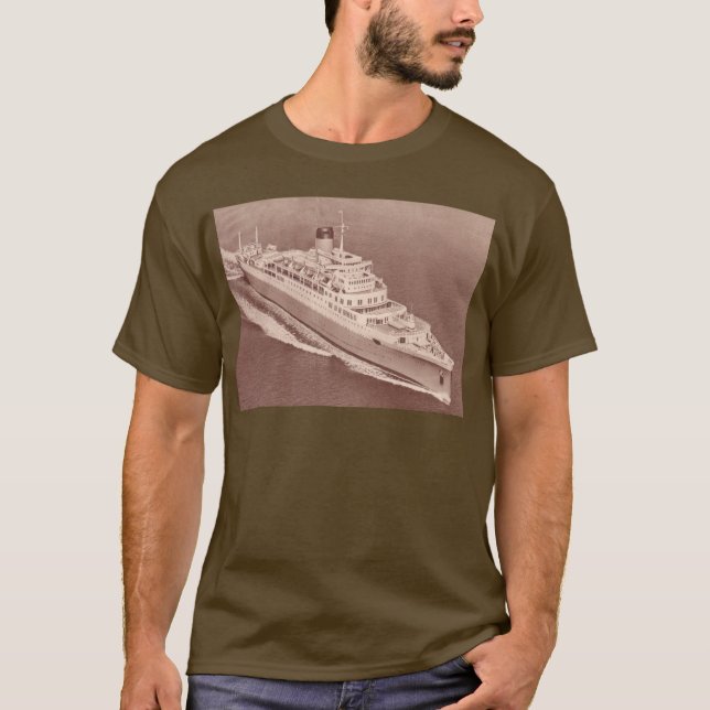 Camiseta Castelo do RMS Windsor, linha do castelo da união (Frente)