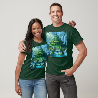 Camiseta Castelo do Templo do Trono de Jade Secreto