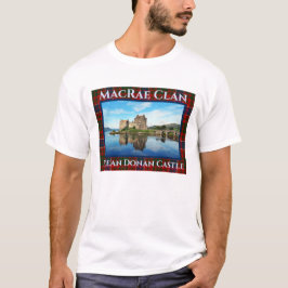 Camiseta Castelo Eilean Donan, de Clã do MacRae escocês