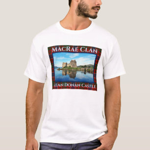 Camiseta Castelo Eilean Donan, de Clã do MacRae escocês