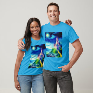 Camiseta Castelo em um Morro, Siga seus sonhos