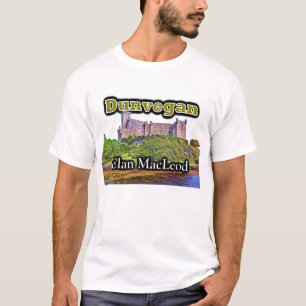 Camiseta Castelo escocês de MacLeod Dunvegan do clã