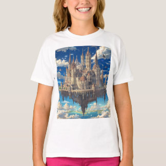 Camiseta Castelo Fantasia Flutuante nas Nuvens | Celestial