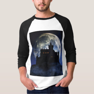 Camiseta Castelo fantasma durante a noite