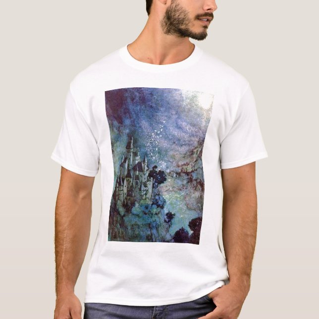 Camiseta Castelo feericamente da terra das belas artes (Frente)