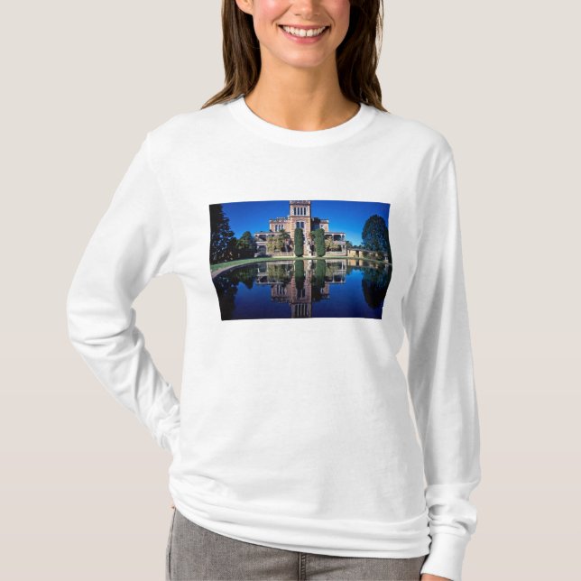 Camiseta Castelo Larnach, Dunedin, Nova Zelândia (Frente)