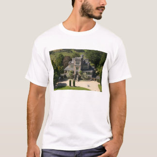 Camiseta Castelo Larnach, Dunedin, Nova Zelândia - aérea