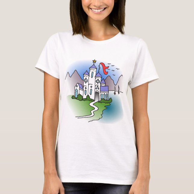 Camiseta Castelo mágico (Frente)
