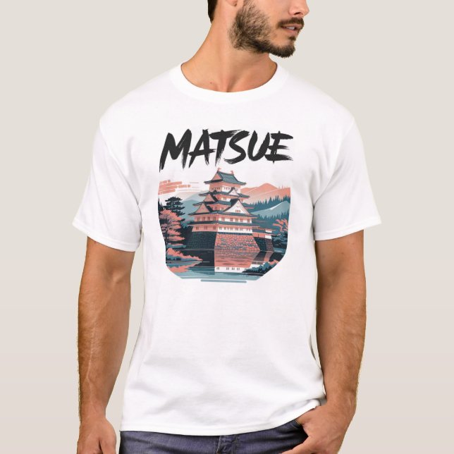 Camiseta Castelo Matsue Japão  (Frente)