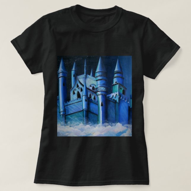Camiseta Castelo no Sky T-Shirt (Frente do Design)