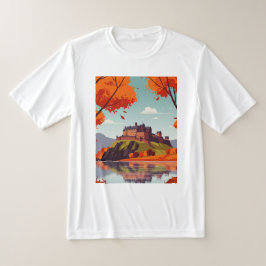 Camiseta Castelo numa montanha