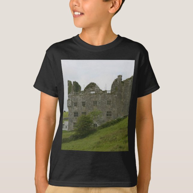 Camiseta Castelo velho da construção no monte verde (Frente)