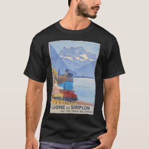 Camiseta Castelo Vintage Lago Louise 1938