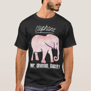 Camiseta Castidade de Devoção de Energia Elefante
