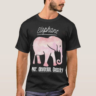 Camiseta Castidade de Devoção de Energia Elefante