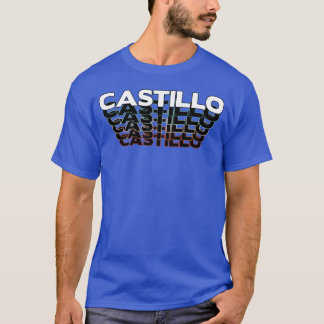 Camiseta Castillo Divertido Retro Vintage Pôr do Sol Castil